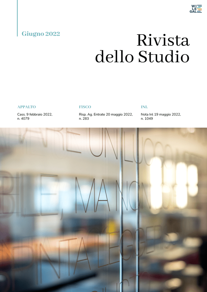 La Rivista dello Studio | Giugno 2022