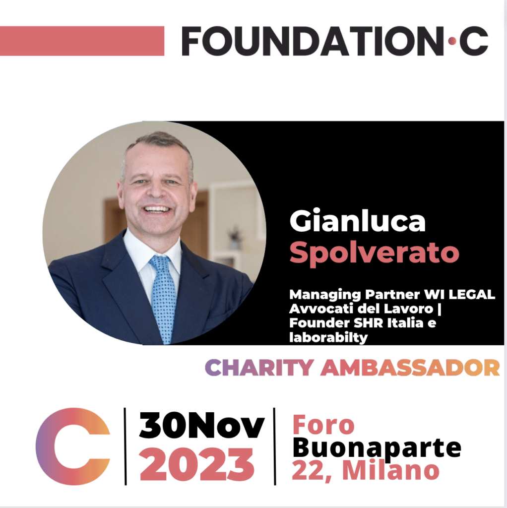 Foundation-C nomina Gianluca Spolverato Charity Ambassador