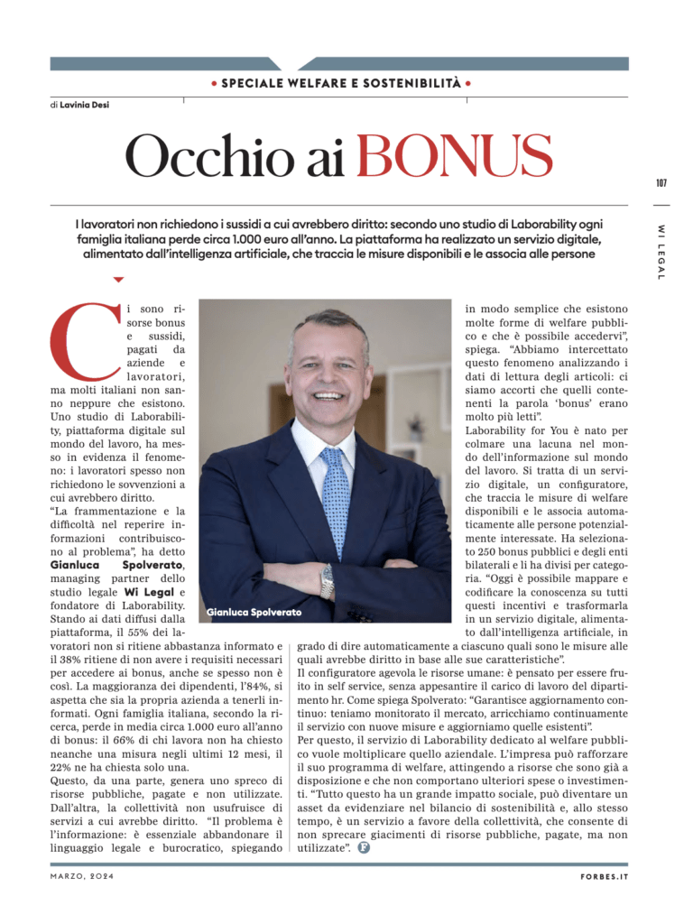 Forbes | Intervista a Gianluca Spolverato
